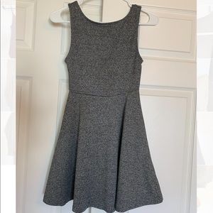 Gray Skater Dress